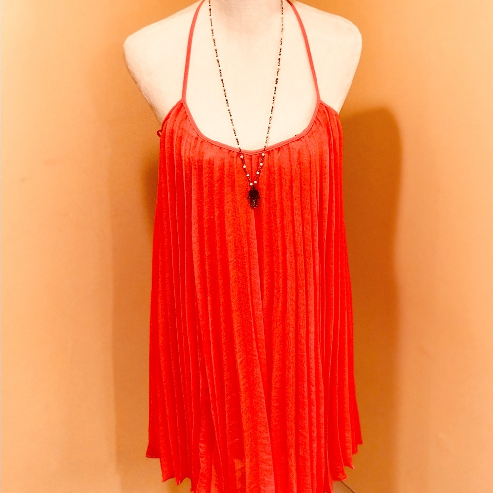 BCBG Giselle Strappy Pleated Cocktail Dress 💜 - Picture 4 of 7